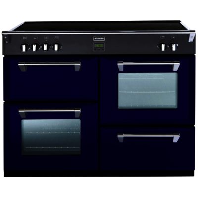 Stoves Richmond 1100Ei 110cm Electric Induction Range Cooker in Midnight Gaze Stoves Richmond 1100Ei 110cm Electric Induction Range Cooker in Midnight Gaze